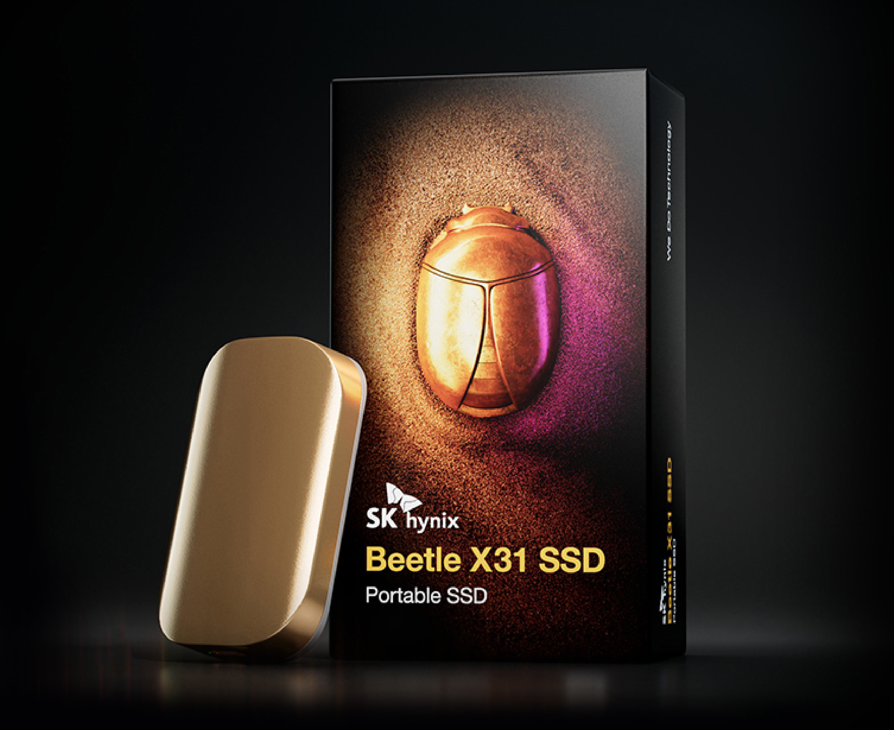 SK hynix Beetle X31 1TB Portable SSD with DRAM, up to 1050MB/s